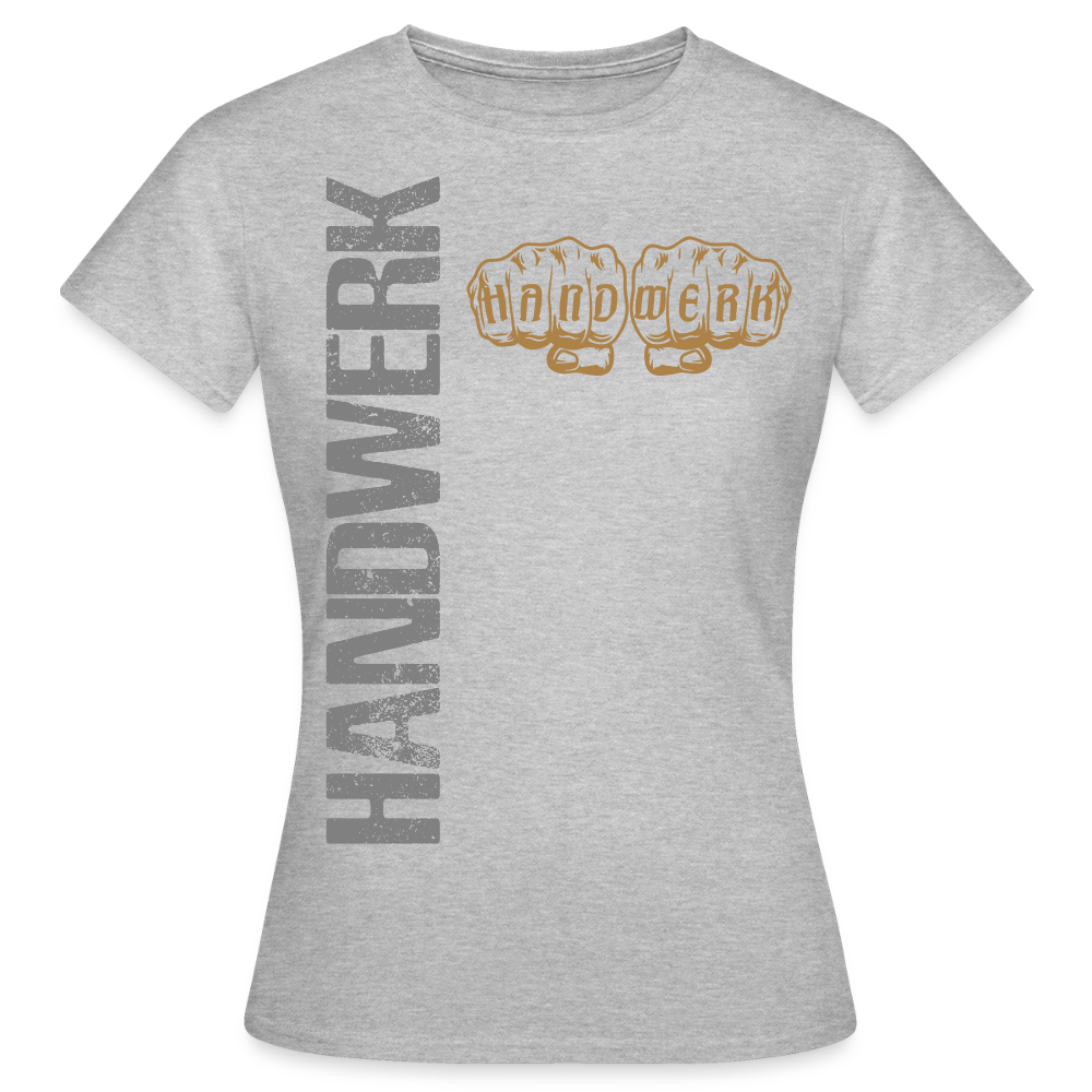 Frauen T-Shirt "Handwerk24" Grau meliert Frauen T-Shirt