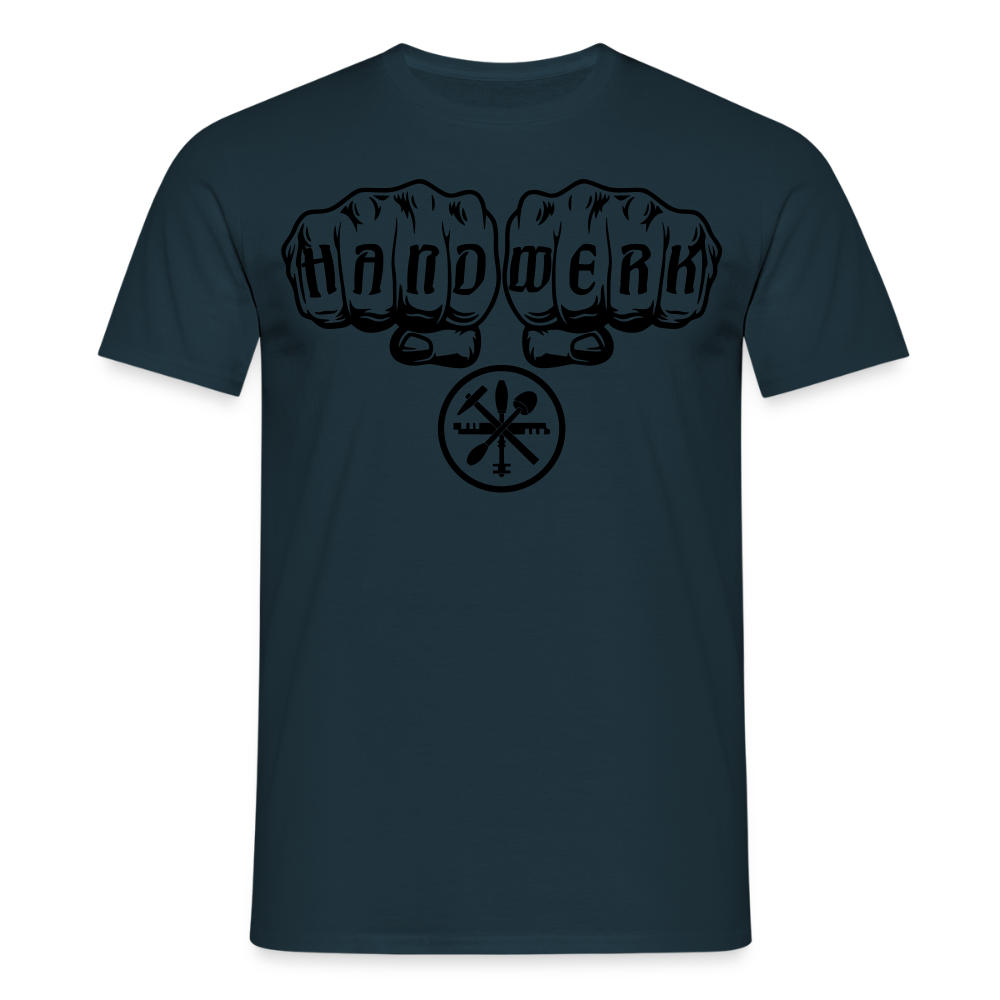 Unisex T-Shirt "Glaser" Navy Männer T-Shirt