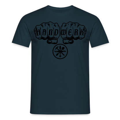 Unisex T-Shirt "Glaser" Navy Männer T-Shirt