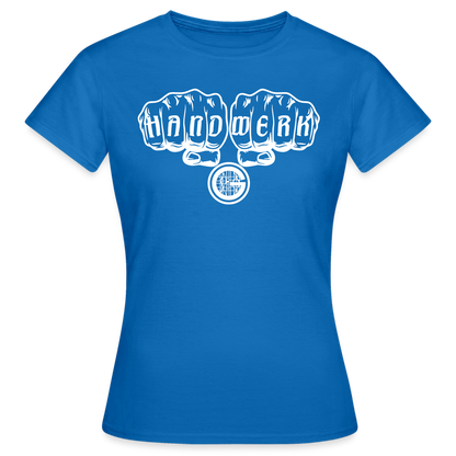 Frauen T-Shirt "Gerüstbauer" - Royalblau