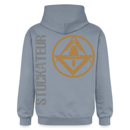 Gildan Unisex Softstyle® "Stuckateur" Blau Gildan Unisex Softstyle® Midweight Hoodie