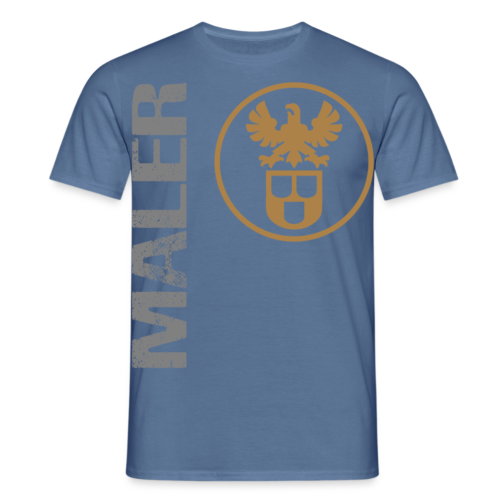 Unisex T-Shirt "Maler" Taubenblau Männer T-Shirt