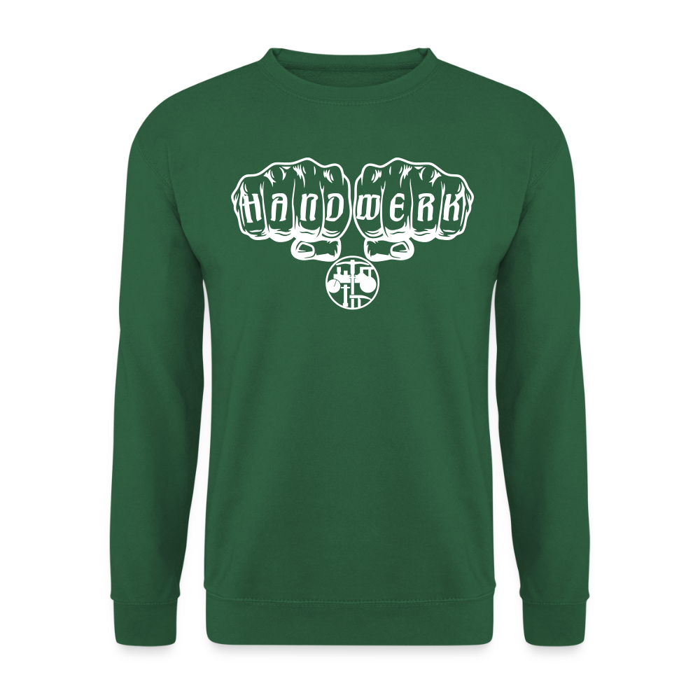 Unisex Pullover "Strassenbauer" Grün Unisex Pullover