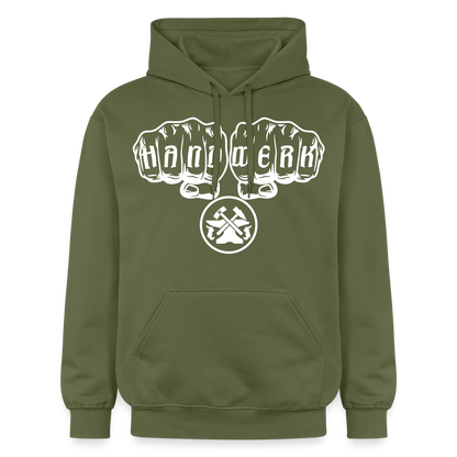 Gildan Unisex Softstyle® "Metallbauer" Militärgrün Gildan Unisex Softstyle® Midweight Hoodie