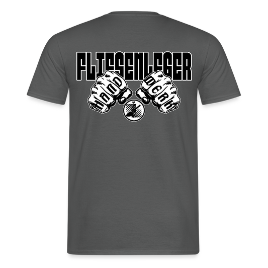 Unisex T-Shirt "Fliesenleger" Anthrazit Männer T-Shirt
