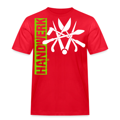 Unisex Workwear T-Shirt "Spengler" Rot Männer Workwear T-Shirt