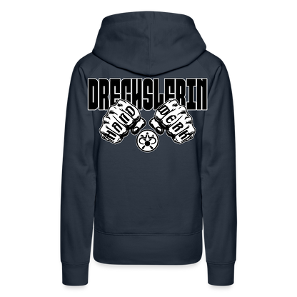 Frauen Hoodie "Drechsler" (beidseitig bedruckt) Navy Frauen Premium Hoodie