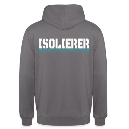 Unisex Hoodie HW-300 | MACHER "Isolierer" Mittelgrau Unisex Hoodie {{ color }}