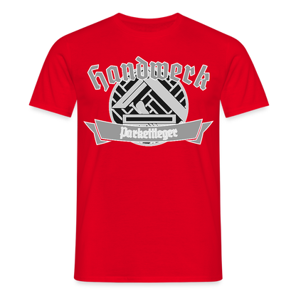 Unisex T-Shirt "Parkettleger" Rot Männer T-Shirt