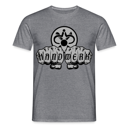 Unisex T-Shirt "Drechsler" Graphit meliert Männer T-Shirt