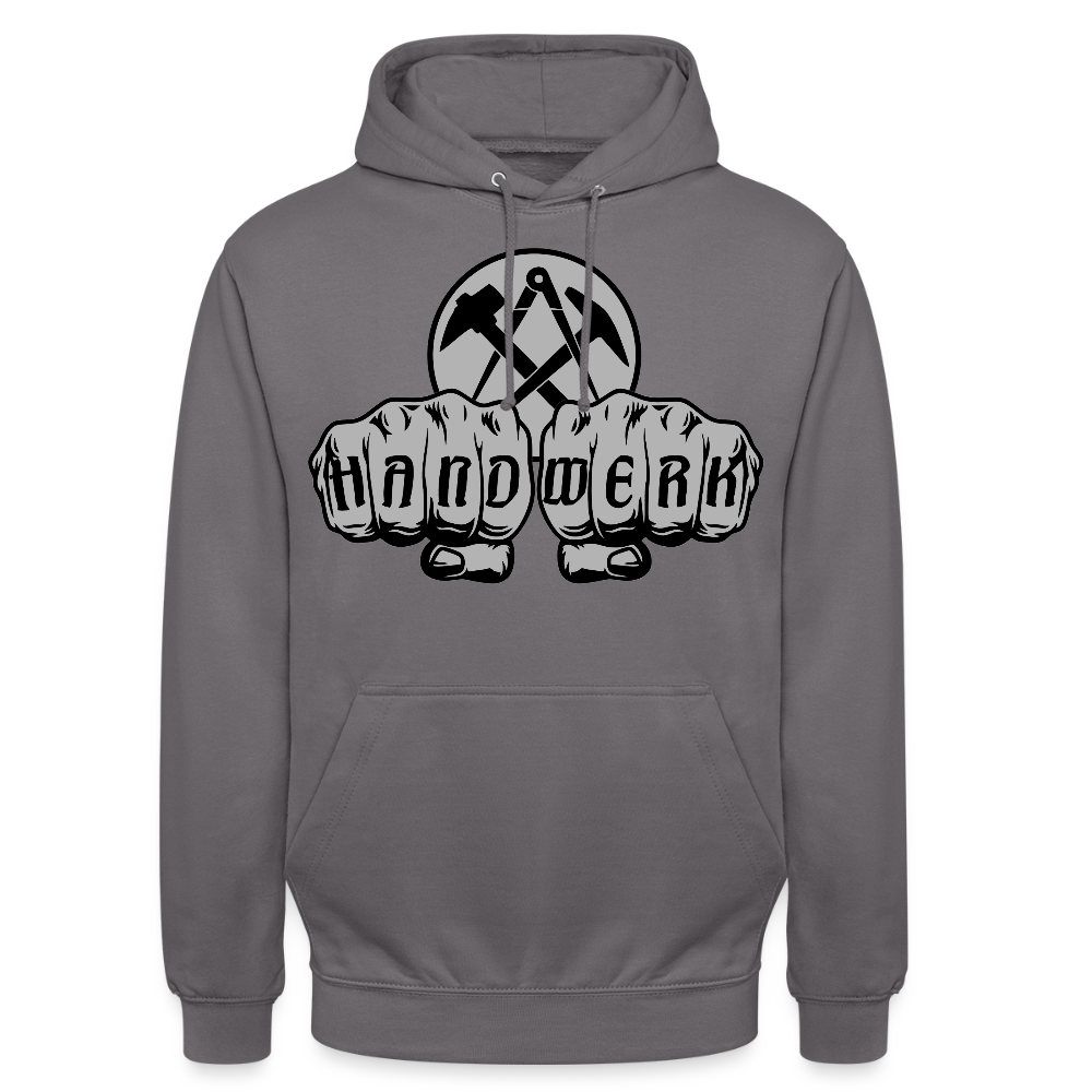 Unisex Hoodie "Dachdecker" Mittelgrau Unisex Hoodie