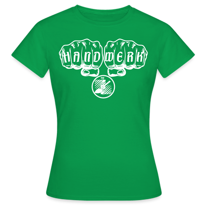 Frauen T-Shirt "Fliesenleger" Kelly Green Frauen T-Shirt