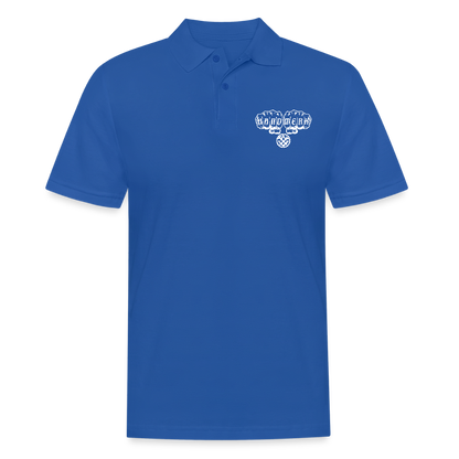 Männer Poloshirt "Mechaniker" Royalblau Männer Poloshirt
