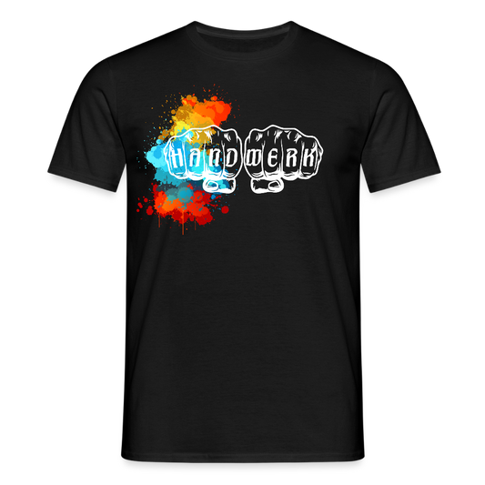 Unisex T-Shirt "Splash" - Schwarz