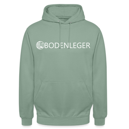 Unisex Hoodie "Bodenleger" Graugrün Unisex Hoodie