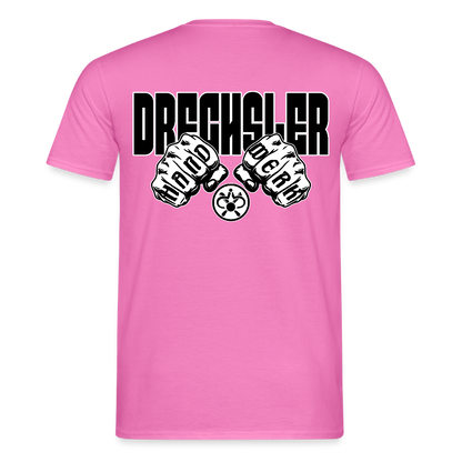 Unisex T-Shirt "Drechsler" (beidseitig bedruckt) Pink Männer T-Shirt