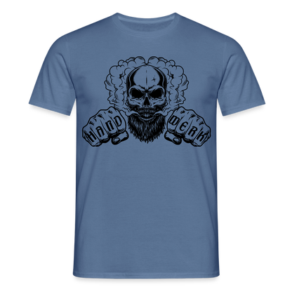 Unisex T-Shirt "Blackbeard-Handwerk" Taubenblau Männer T-Shirt