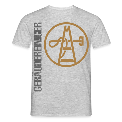 Unisex T-Shirt "Gebäudereiniger" Grau meliert Männer T-Shirt