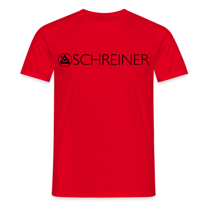 Unisex T-Shirt "Schreiner" Rot Männer T-Shirt