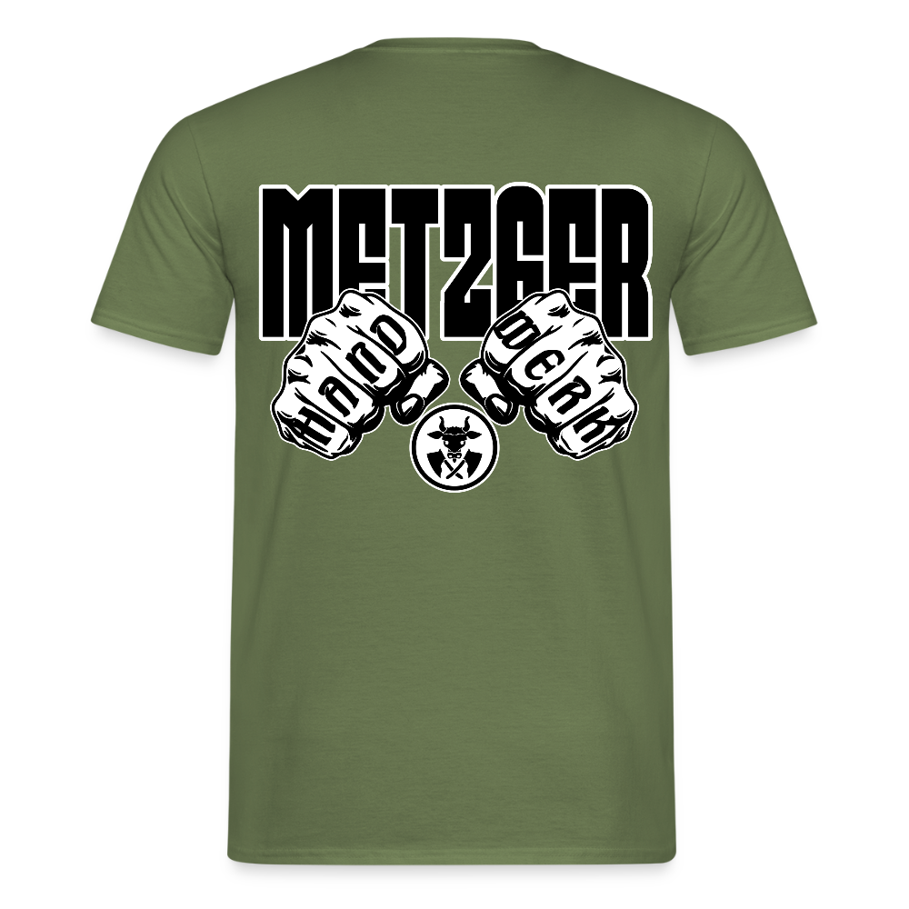 Unisex T-Shirt "Metzger" - Militärgrün