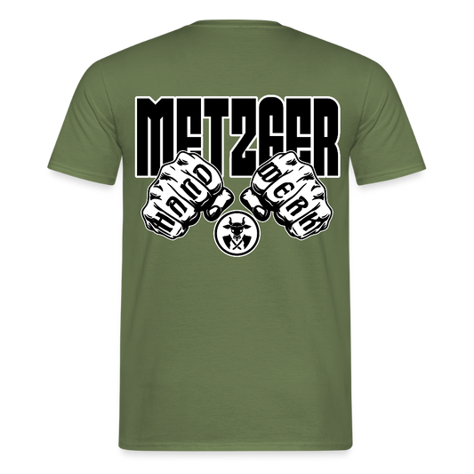 Unisex T-Shirt "Metzger" Militärgrün Männer T-Shirt