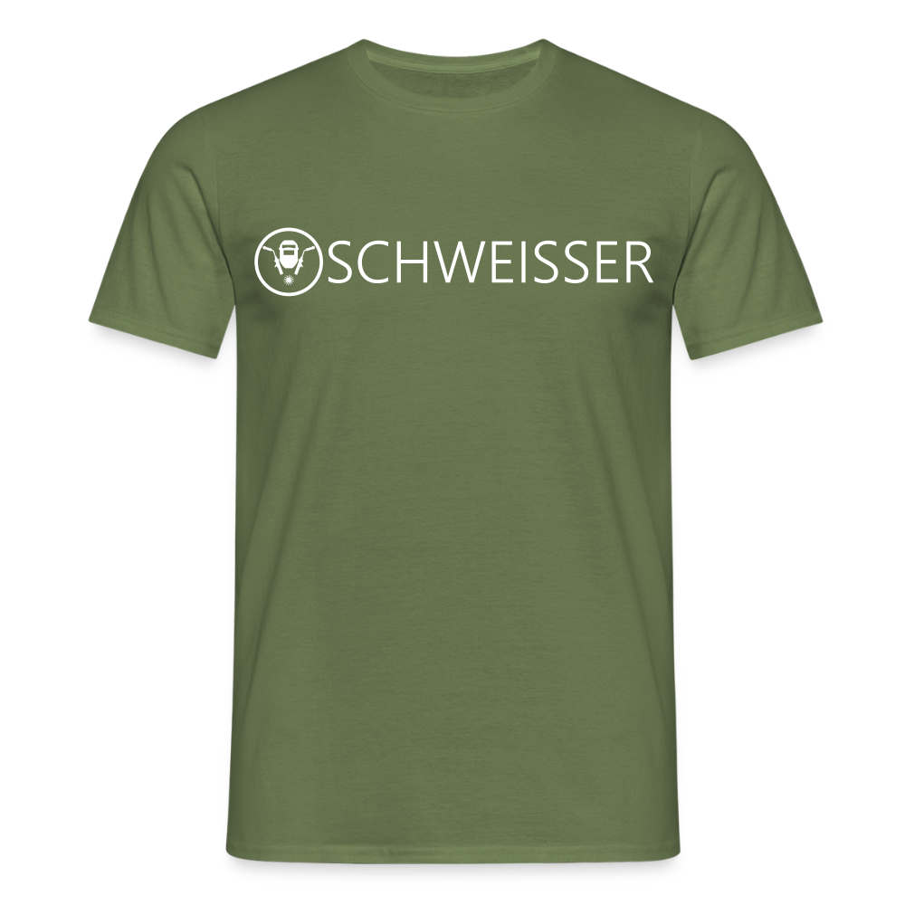 Unisex T-Shirt "Schweisser" Militärgrün Männer T-Shirt