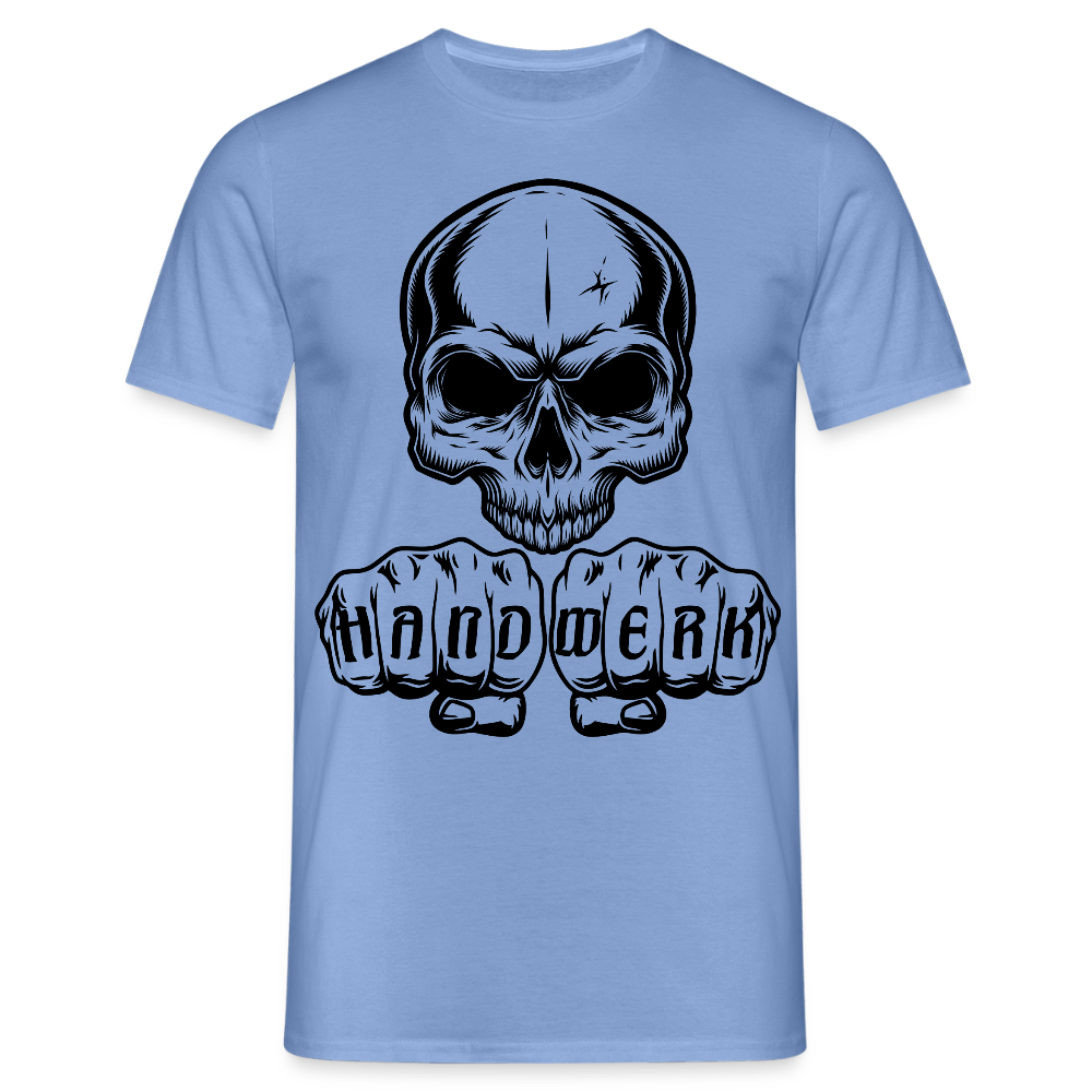 Unisex T-Shirt "Skull-Handwerk" carolina blue Männer T-Shirt
