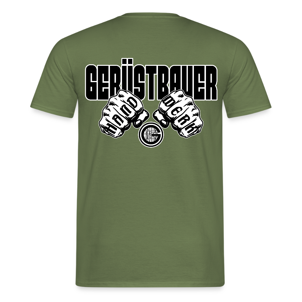 Unisex T-Shirt "Gerüstbauer" - Militärgrün