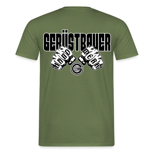 Unisex T-Shirt "Gerüstbauer" - Militärgrün