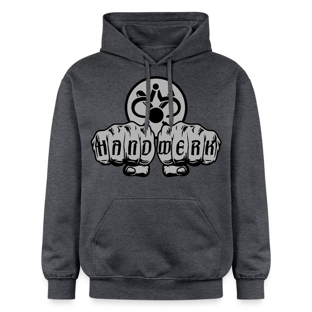 Gildan Unisex Softstyle® "Drechsler" Dunkelgrau meliert Gildan Unisex Softstyle® Midweight Hoodie