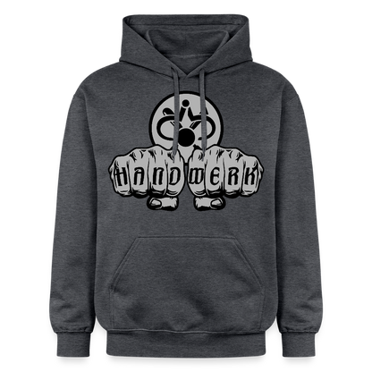 Gildan Unisex Softstyle® "Drechsler" Dunkelgrau meliert Gildan Unisex Softstyle® Midweight Hoodie