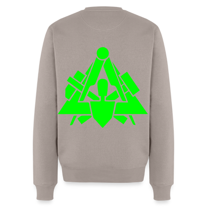 Unisex Premium Pullover "Maurer" neongrün Männer Premium Pullover