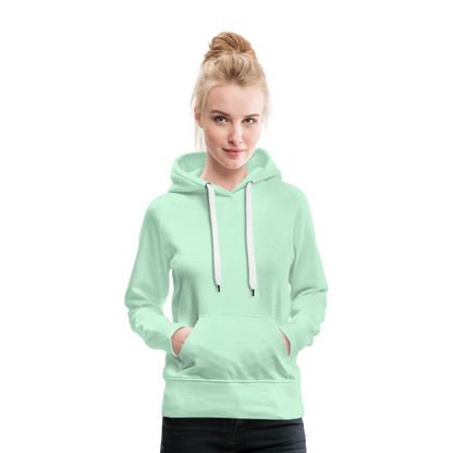 Frauen Premium Hoodie "Gerüstbauer" - helles Mintgrün