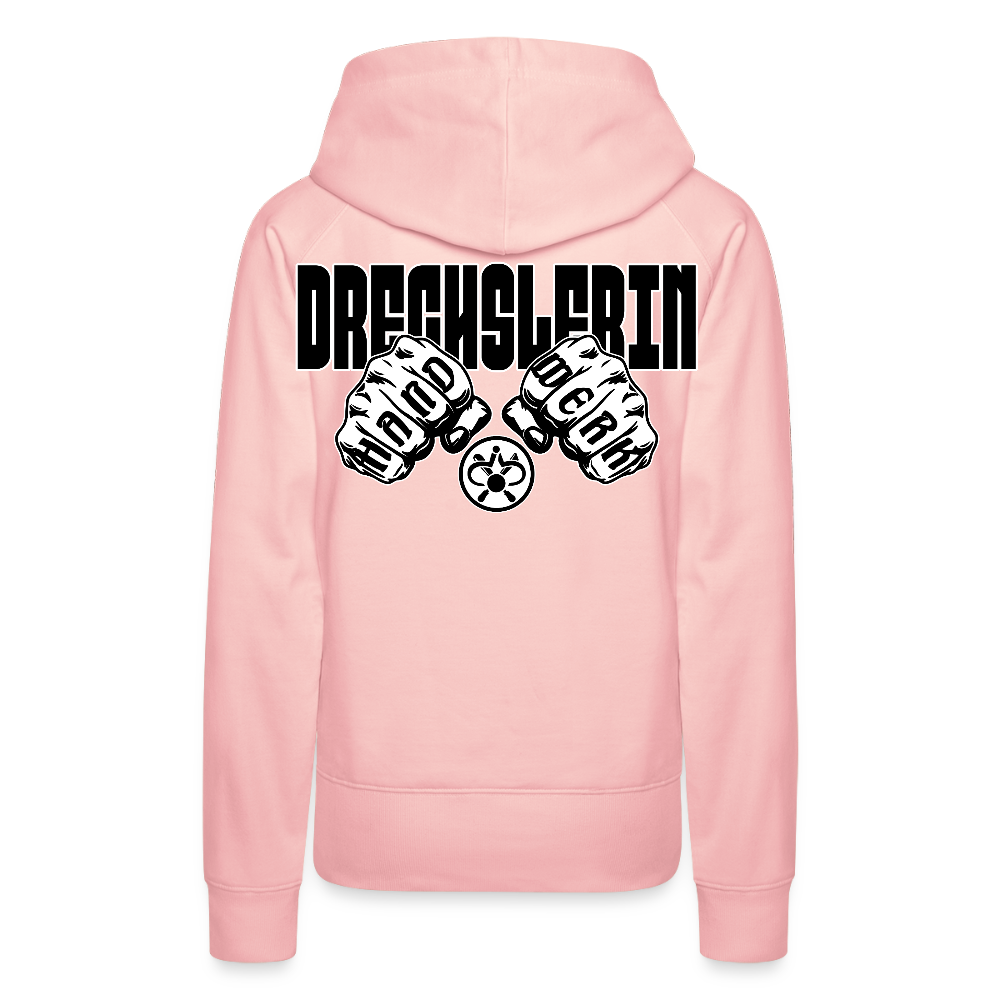 Frauen Hoodie "Drechsler" (beidseitig bedruckt) Kristallrosa Frauen Premium Hoodie