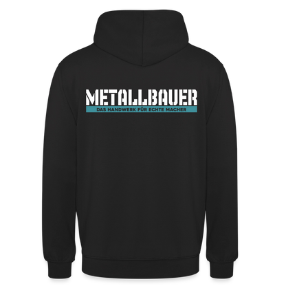 Unisex Hoodie HW-300 | MACHER "Metallbauer" Schwarz Unisex Hoodie {{ color }}