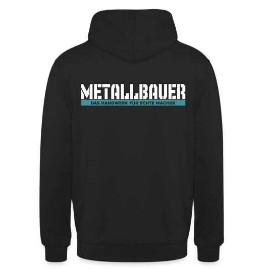 Unisex Hoodie HW-300 | MACHER "Metallbauer" Schwarz Unisex Hoodie {{ color }}