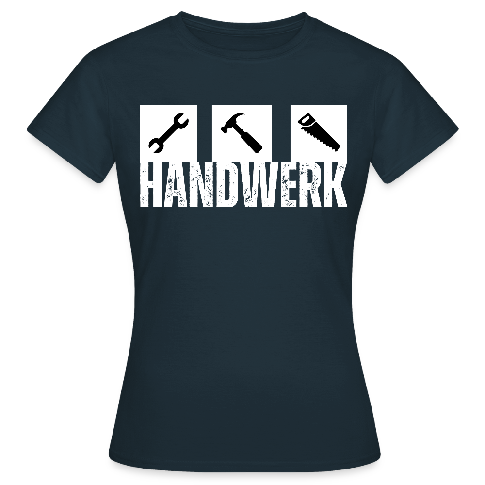 Frauen T-Shirt "Werkzeug" Navy Frauen T-Shirt