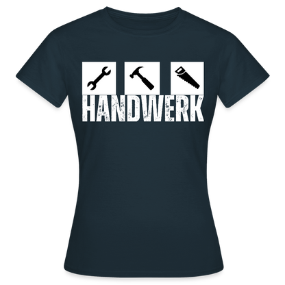Frauen T-Shirt "Werkzeug" Navy Frauen T-Shirt