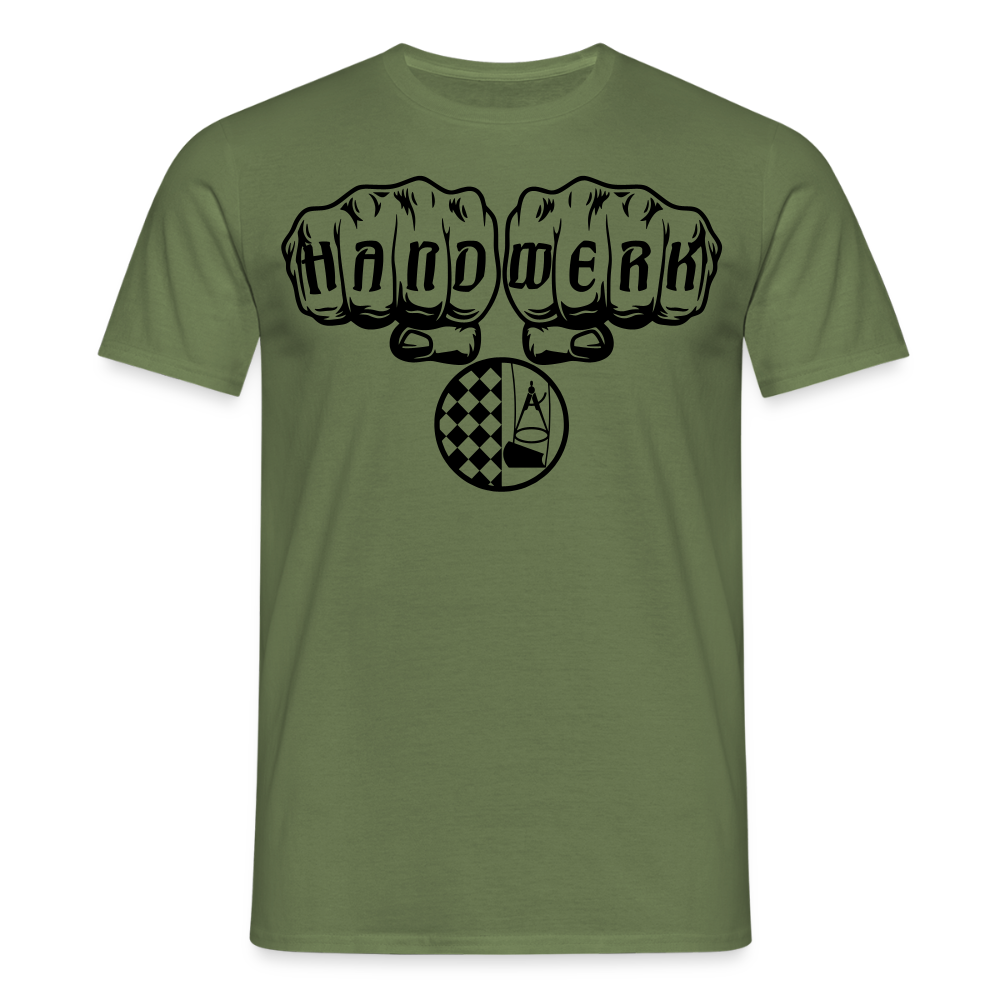 Unisex T-Shirt "Bodenleger" Militärgrün Männer T-Shirt