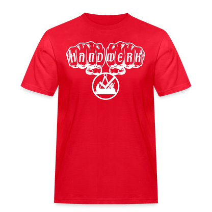 Männer Workwear T-Shirt "Schreiner/Tischler" Rot Männer Workwear T-Shirt
