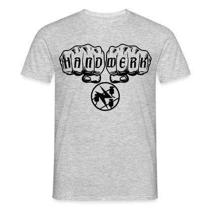 Unisex T-Shirt "Elektriker" Grau meliert Männer T-Shirt