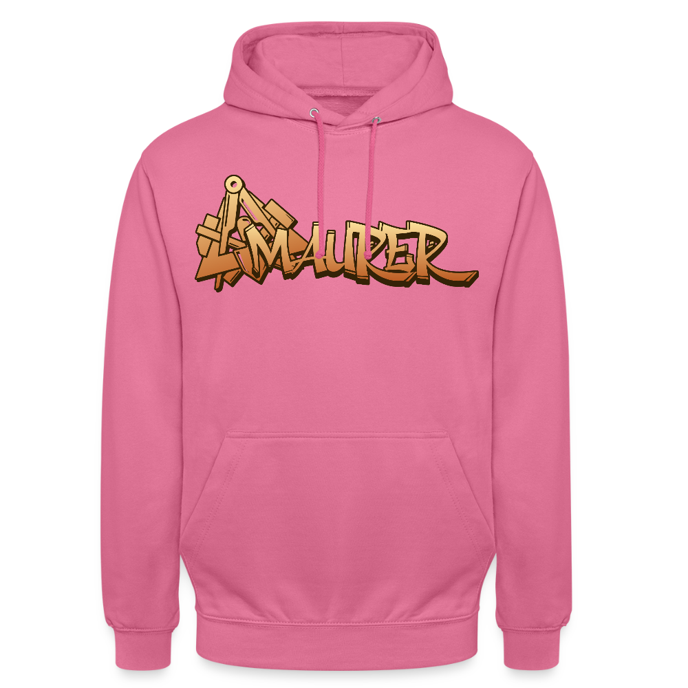 Unisex Hoodie "Maurer" Pink Unisex Hoodie