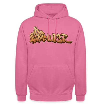 Unisex Hoodie "Maurer" Pink Unisex Hoodie