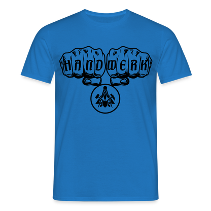 Unisex T-Shirt "Maurer" Royalblau Männer T-Shirt