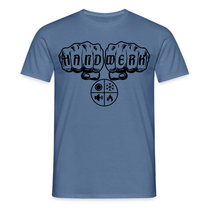 Unisex T-Shirt "Isolierer" Taubenblau Männer T-Shirt