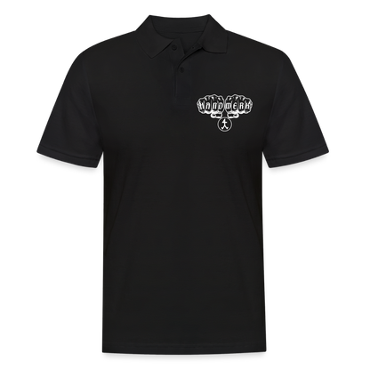 Männer Poloshirt "Steinmetz" Schwarz Männer Poloshirt