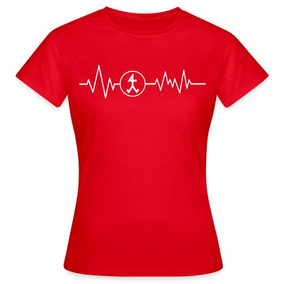 Frauen T-Shirt "Steinmetz" Rot Frauen T-Shirt