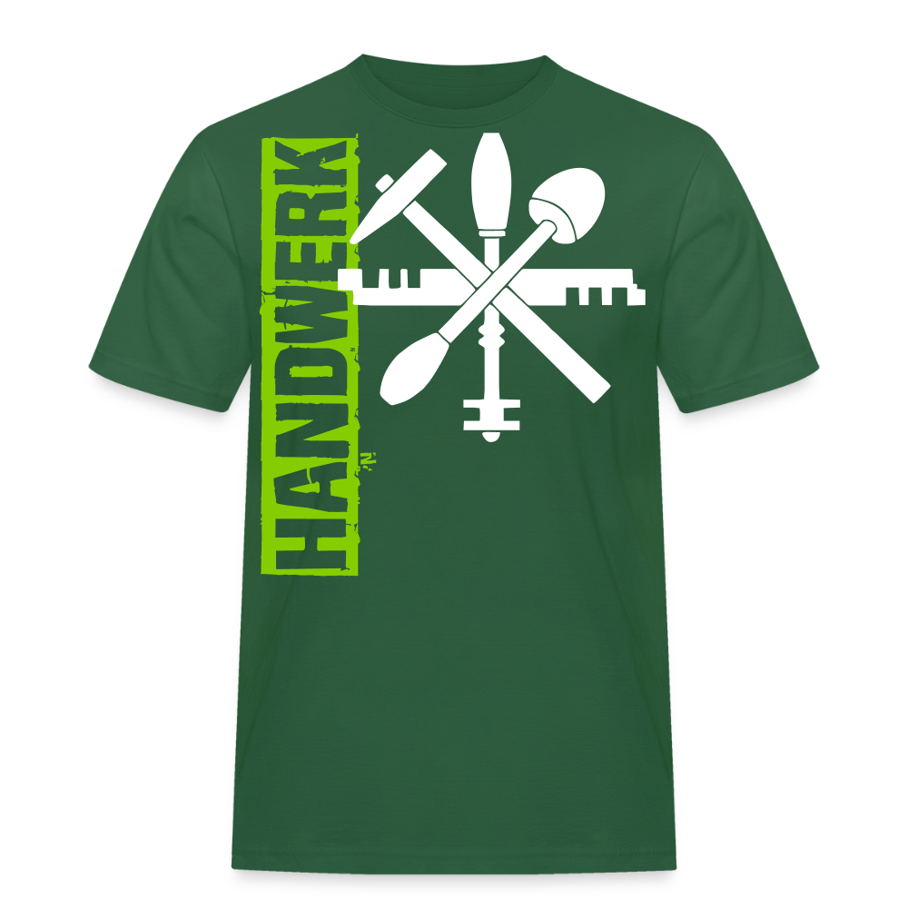 Unisex Workwear T-Shirt "Glaser" Flaschengrün Männer Workwear T-Shirt