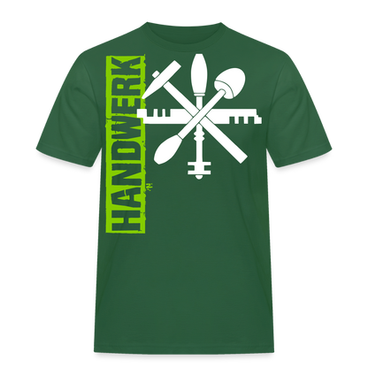 Unisex Workwear T-Shirt "Glaser" Flaschengrün Männer Workwear T-Shirt