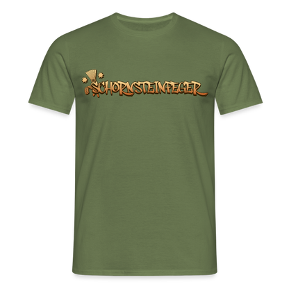 Unisex T-Shirt "Schornsteinfeger" Militärgrün Männer T-Shirt